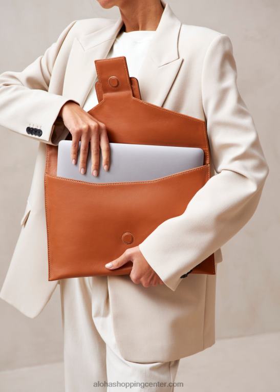 e - rjava usnjena torbica ženske Alohas 0D4R81211