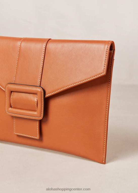 e - rjava usnjena torbica ženske Alohas 0D4R81211