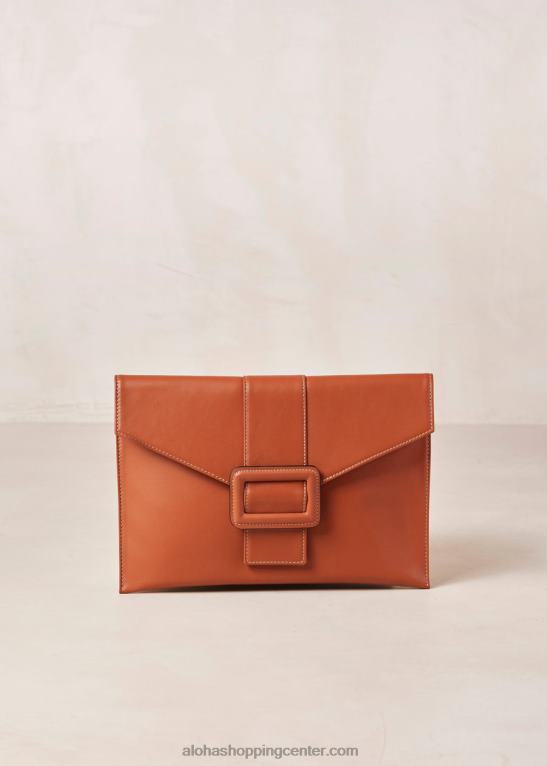 e - rjava usnjena torbica ženske Alohas 0D4R81211