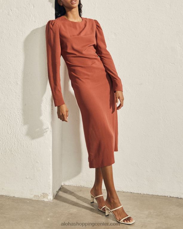 exclesa - rjava obleka ženske Alohas 0D4R81004