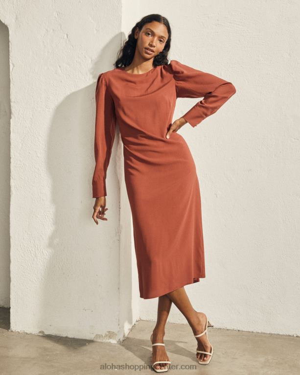 exclesa - rjava obleka ženske Alohas 0D4R81004