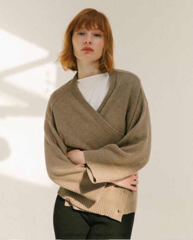 expresso - rjava pletena jopica ženske Alohas 0D4R8923