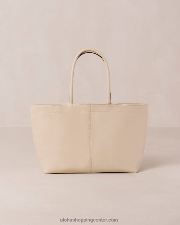 f - bela usnjena torbica ženske Alohas 0D4R81052