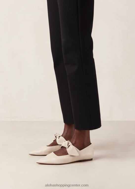 fossil - bele usnjene balerinke ženske Alohas 0D4R8289