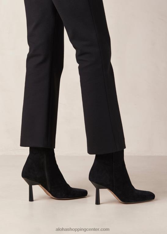 frappe - črni škornji iz semiša ženske Alohas 0D4R8574