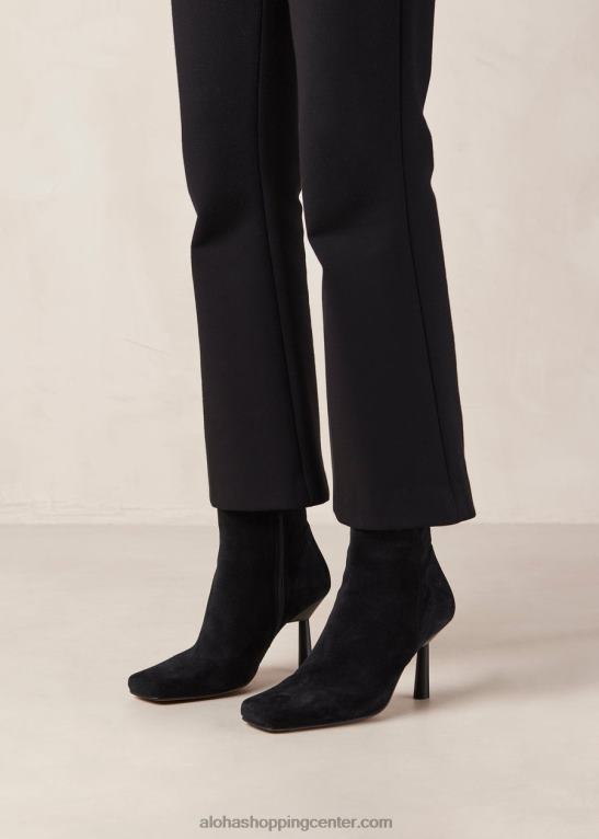 frappe - črni škornji iz semiša ženske Alohas 0D4R8574