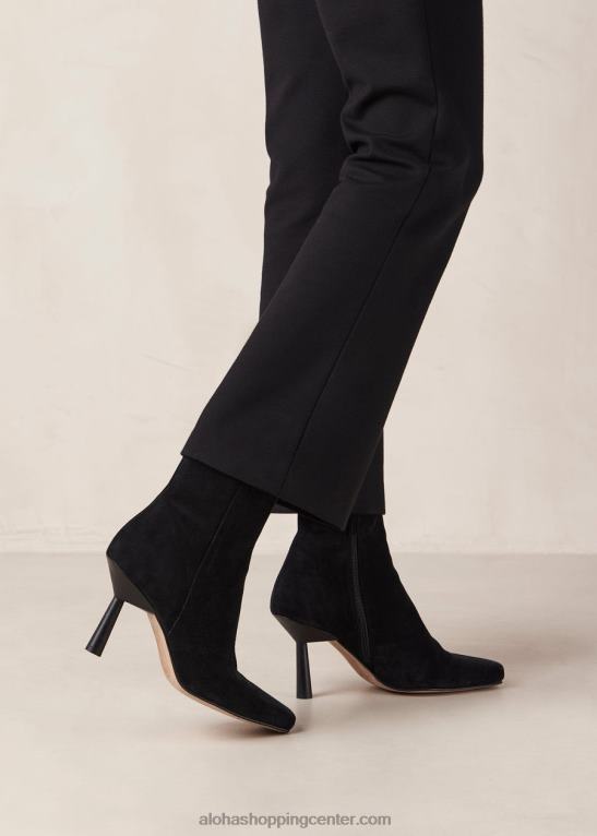 frappe - črni škornji iz semiša ženske Alohas 0D4R8574