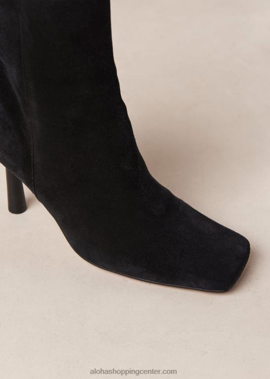 frappe - črni škornji iz semiša ženske Alohas 0D4R8574