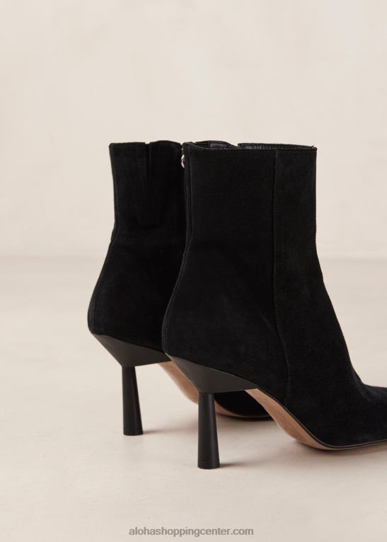 frappe - črni škornji iz semiša ženske Alohas 0D4R8574