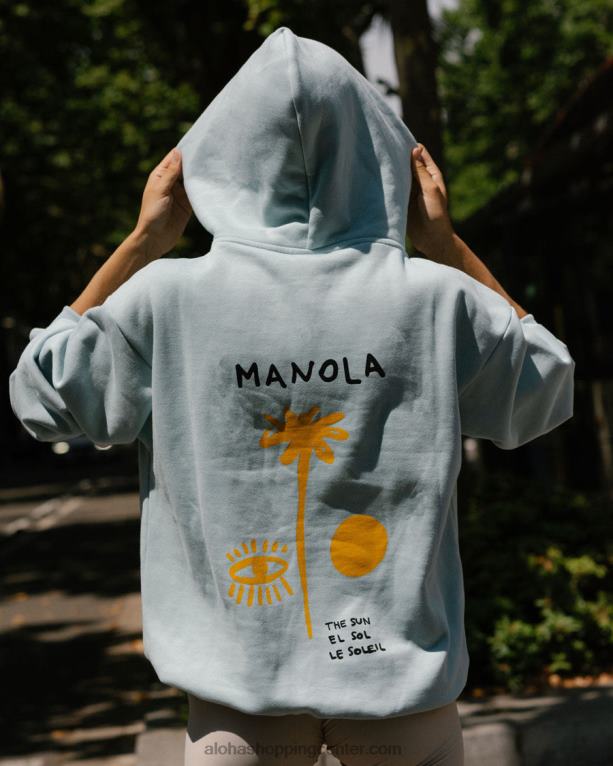 gabriela - modra majica s kapuco ženske Alohas 0D4R8681