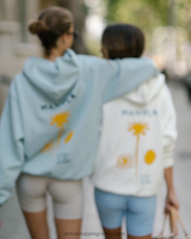 gabriela - modra majica s kapuco ženske Alohas 0D4R8681