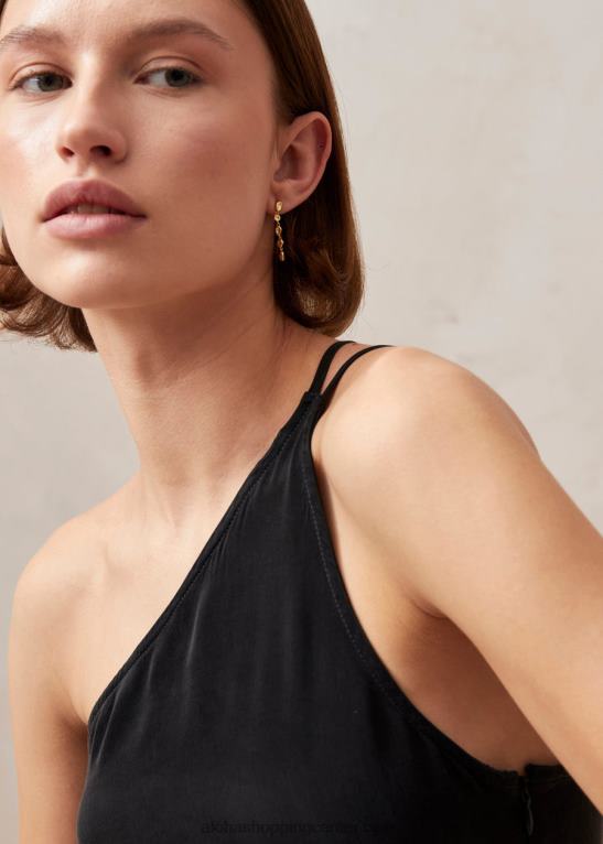 gilda - črna mini obleka ženske Alohas 0D4R8596