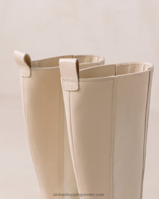 go getter - beli usnjeni škornji do kolen ženske Alohas 0D4R8394