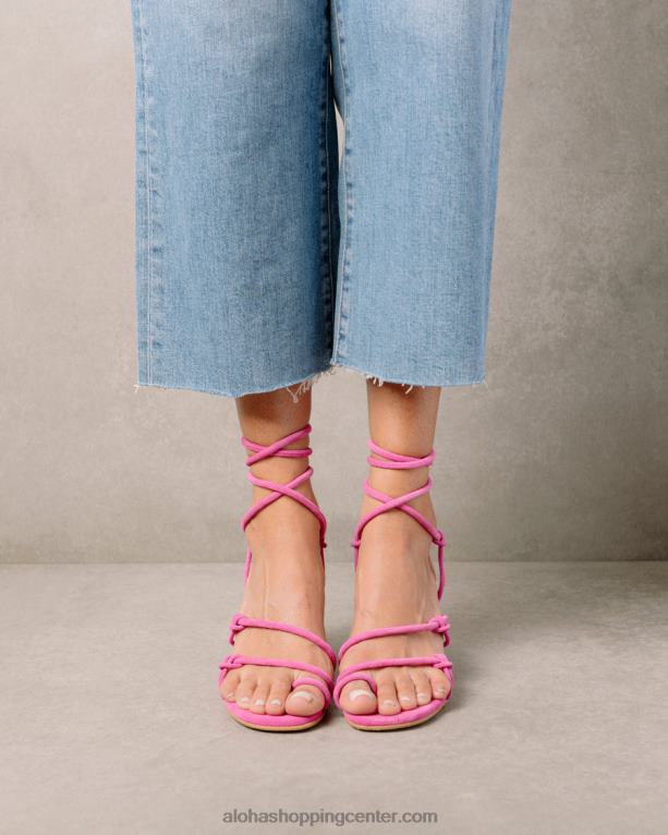 goldie - roza usnjeni sandali ženske Alohas 0D4R8243