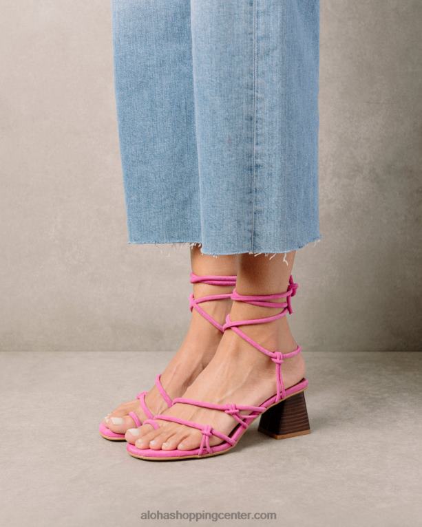 goldie - roza usnjeni sandali ženske Alohas 0D4R8243