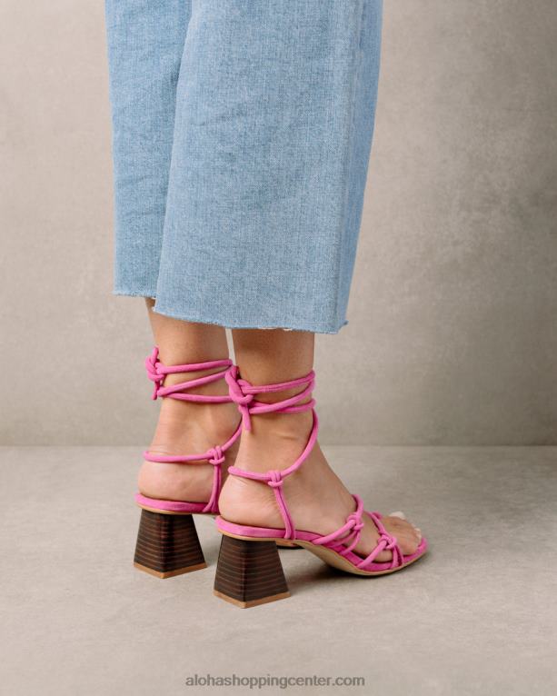 goldie - roza usnjeni sandali ženske Alohas 0D4R8243