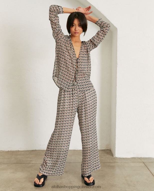 govorice - črni in rjavi vrh ženske Alohas 0D4R81009