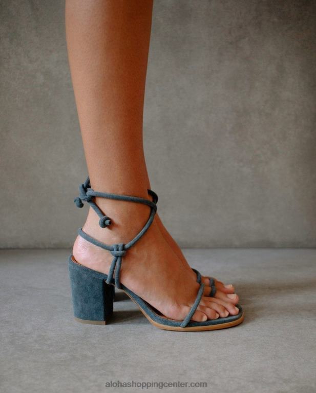 grace - sandali iz sivega semiša ženske Alohas 0D4R822