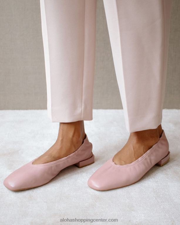 habibi - roza usnjene patike ženske Alohas 0D4R8525