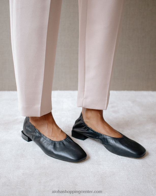 habibi - črne balerinke ženske Alohas 0D4R8526