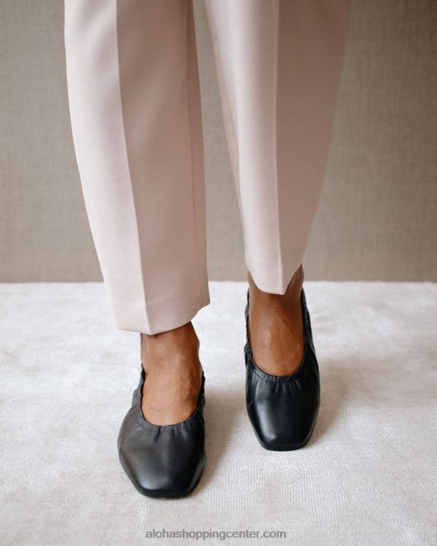 habibi - črne balerinke ženske Alohas 0D4R8526