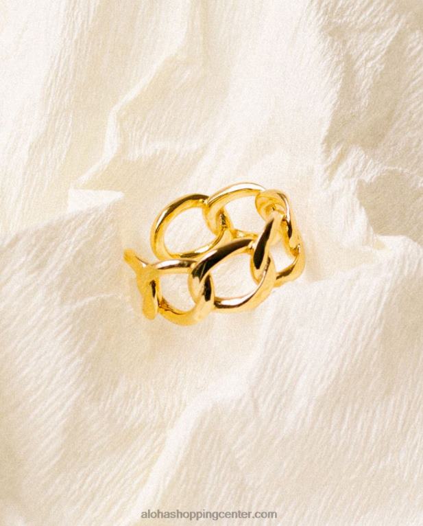 halcyon - zlat prstan ženske Alohas 0D4R81184