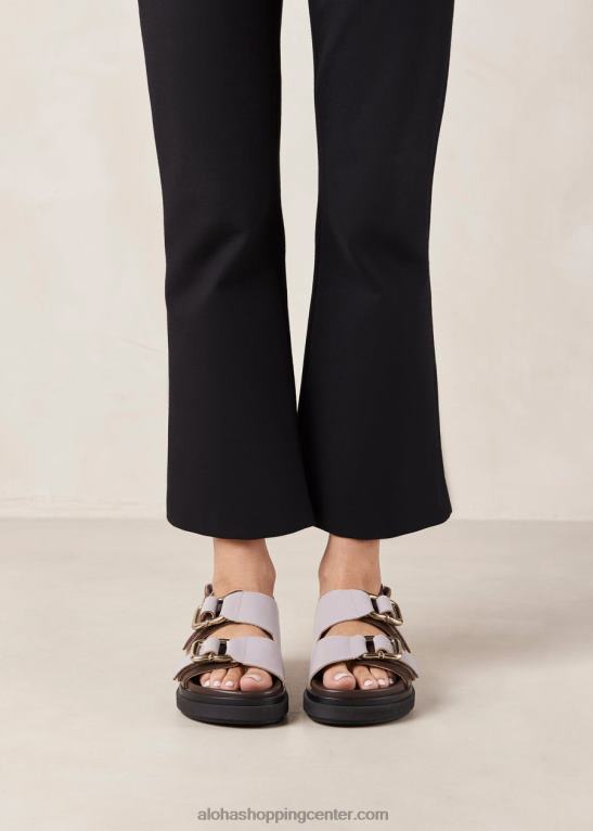 harper - rjavi in ​​vijolični usnjeni sandali ženske Alohas 0D4R815