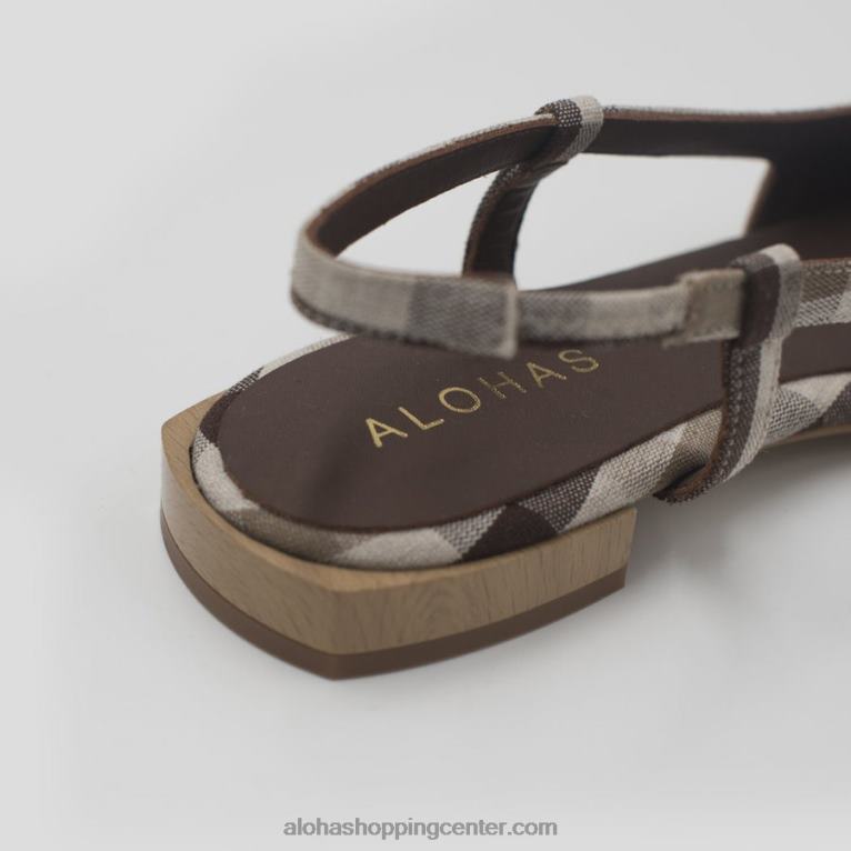 holly karo - rjave usnjene mule ženske Alohas 0D4R8503