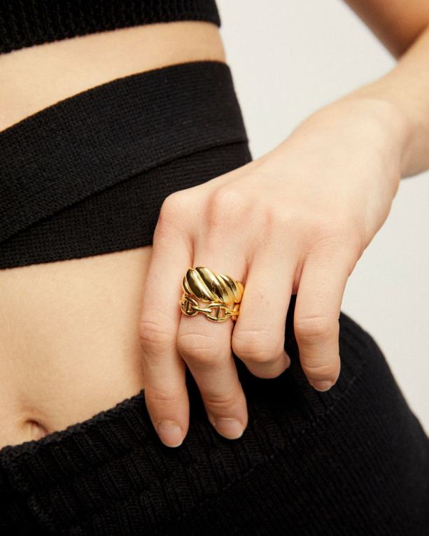 horologium - zlat prstan ženske Alohas 0D4R81205