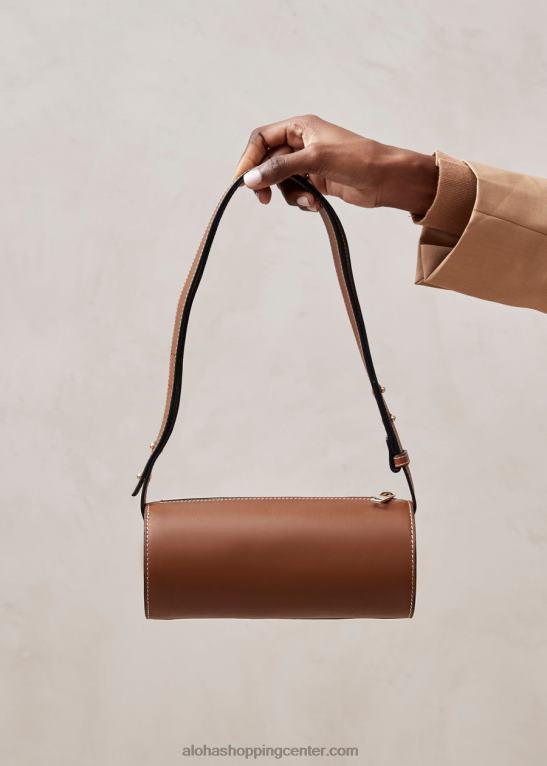 i - rjava usnjena torbica ženske Alohas 0D4R81142