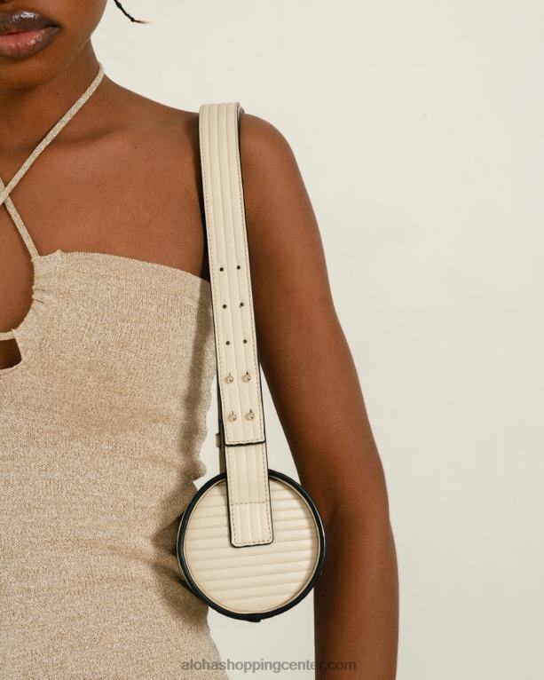 i nagubana - bela usnjena torbica ženske Alohas 0D4R81118