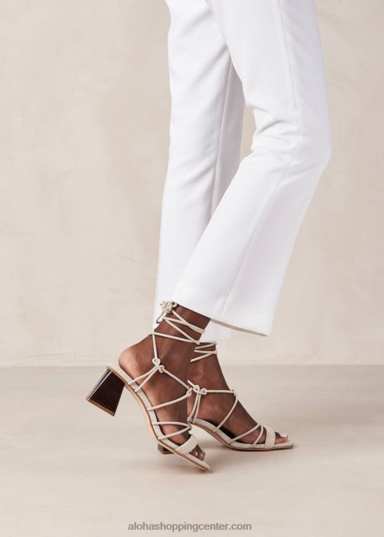 icicle - sandali iz bele semiša ženske Alohas 0D4R8320