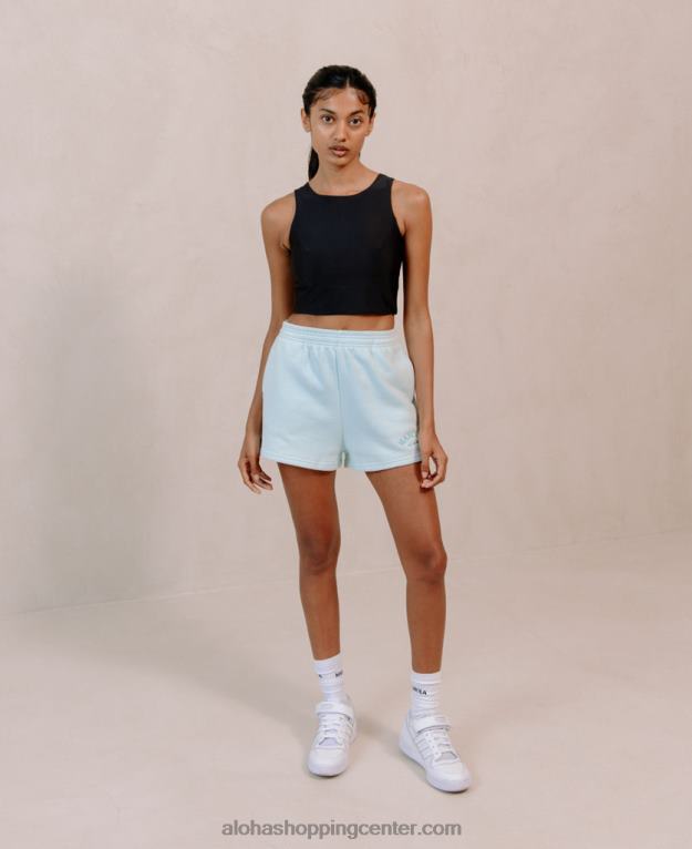 iconica - modre bombažne kratke hlače ženske Alohas 0D4R8979