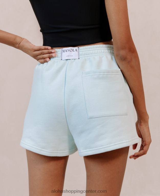 iconica - modre bombažne kratke hlače ženske Alohas 0D4R8979