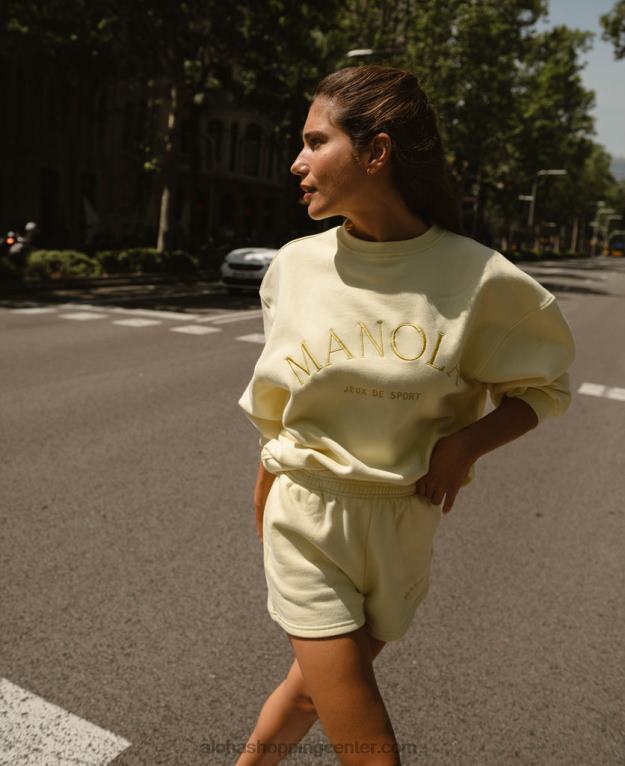 iconica - rumena bombažna jopica ženske Alohas 0D4R8945