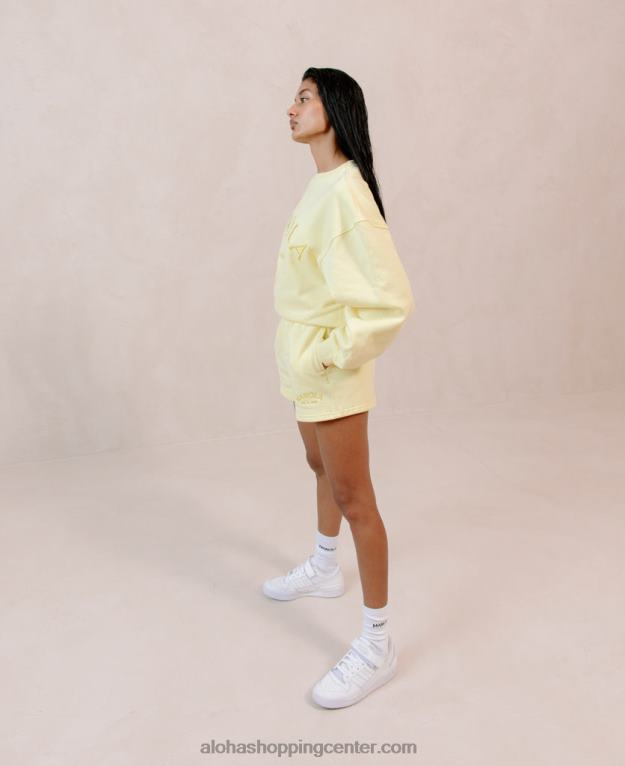 iconica - rumena bombažna jopica ženske Alohas 0D4R8945