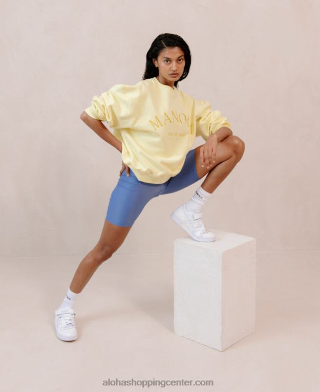 iconica - rumena bombažna jopica ženske Alohas 0D4R8945