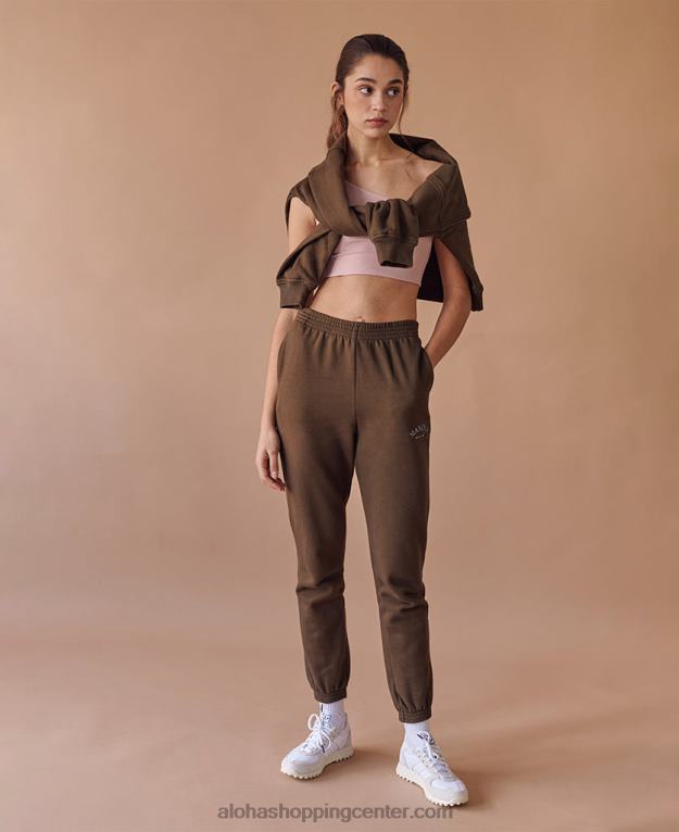 iconica - spodnji del trenirke rjav ženske Alohas 0D4R8673