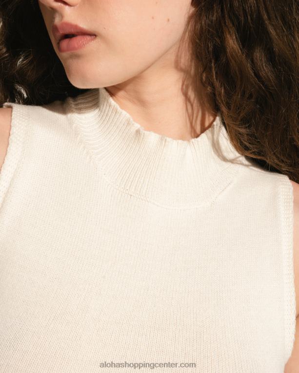 idol - bela pletena obleka ženske Alohas 0D4R8669