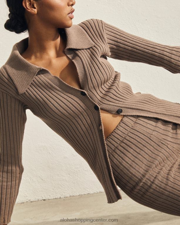 ikona - rjava pletena jopica ženske Alohas 0D4R8713