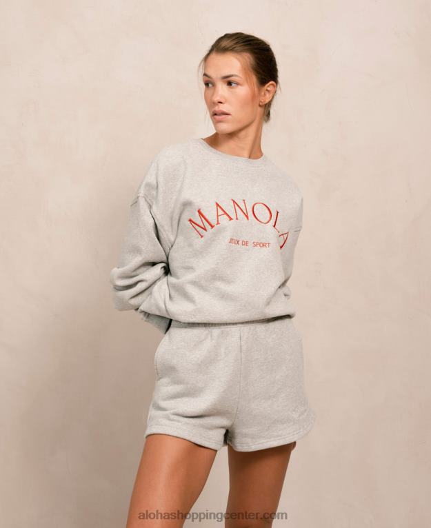 ikonične - sive bombažne kratke hlače ženske Alohas 0D4R8980