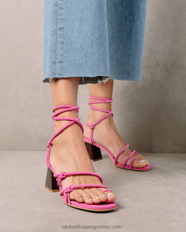 goldie - roza usnjeni sandali ženske Alohas 0D4R8243