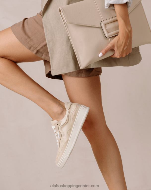 tb.87 vintage - bež usnjene superge ženske Alohas 0D4R866