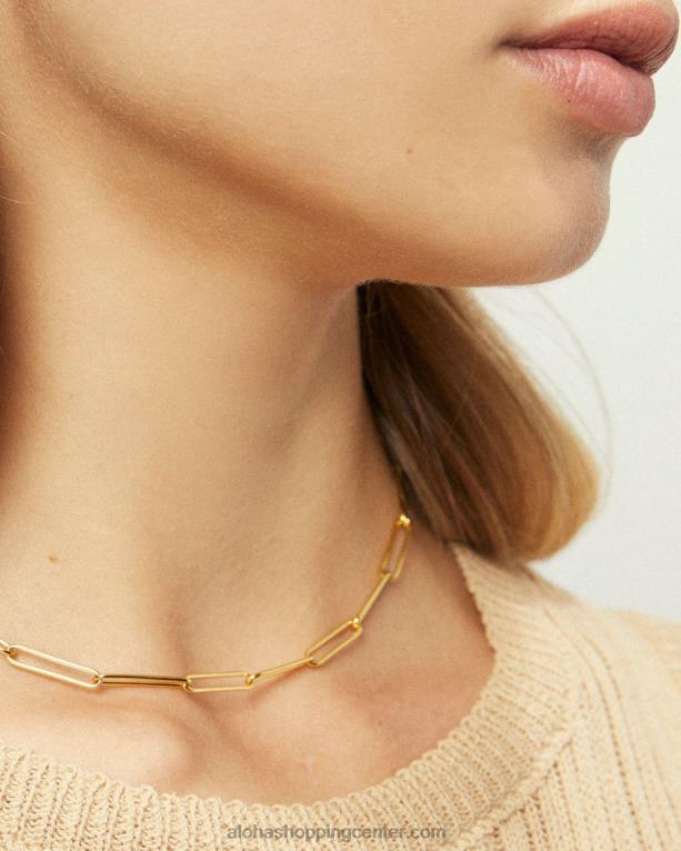 povezano - zlata ogrlica ženske Alohas 0D4R81116