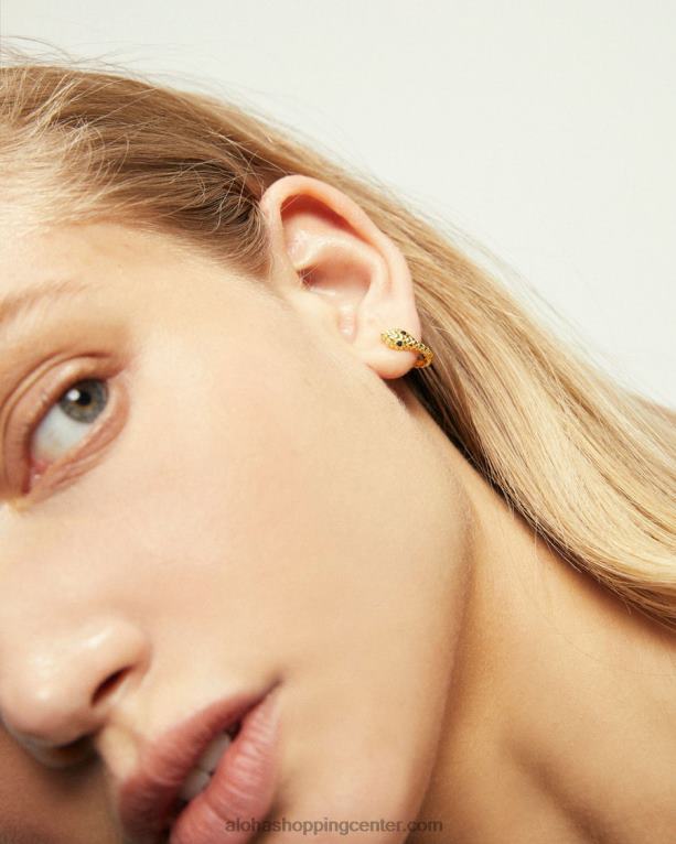 cobra - zlati uhani ženske Alohas 0D4R81195