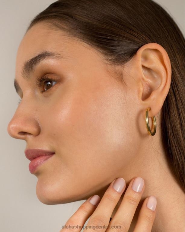 lep žebelj - zlat uhan ženske Alohas 0D4R81191