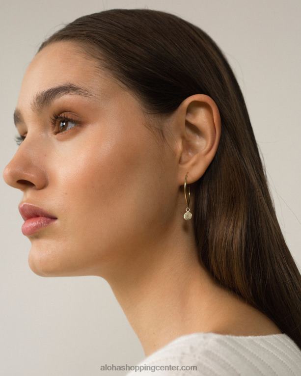 polarna zvezda - zlati uhani ženske Alohas 0D4R81170