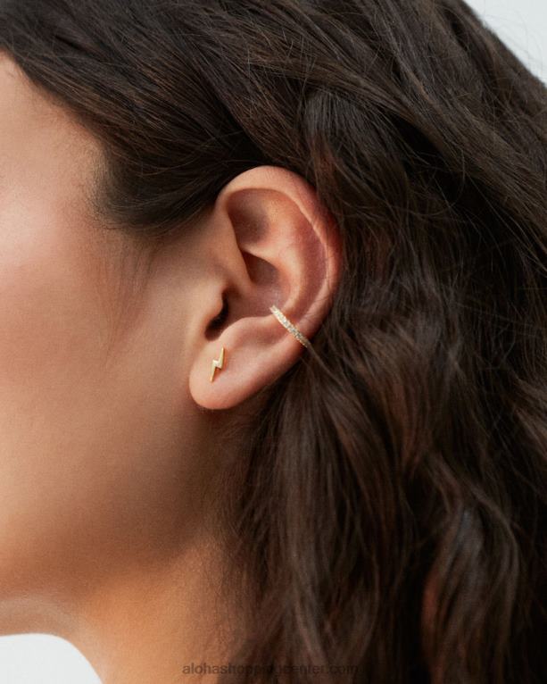 strela - zlati uhani ženske Alohas 0D4R81145