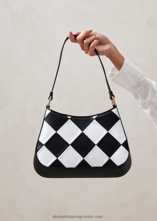 the c scacchi - črno-bela usnjena torbica ženske Alohas 0D4R81083