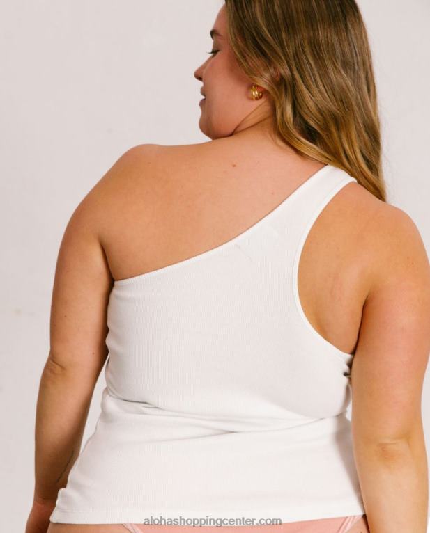 cortado - bel bombažni top ženske Alohas 0D4R8847